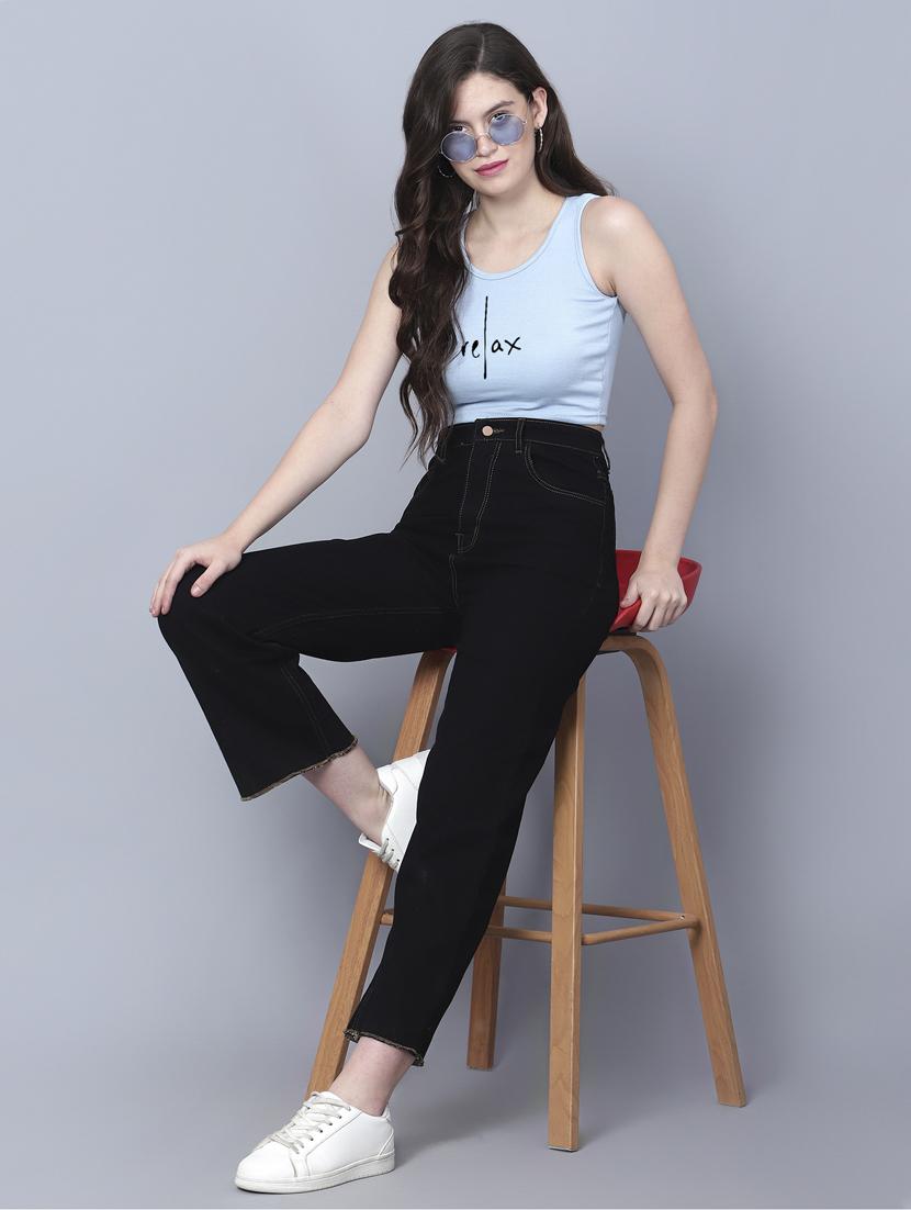 women round neck crop tank top - 21019960 - Standard Image - 4