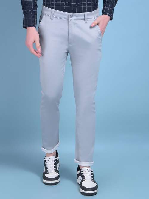 men's slim fit trousers - 21021137 - Standard Image - 0