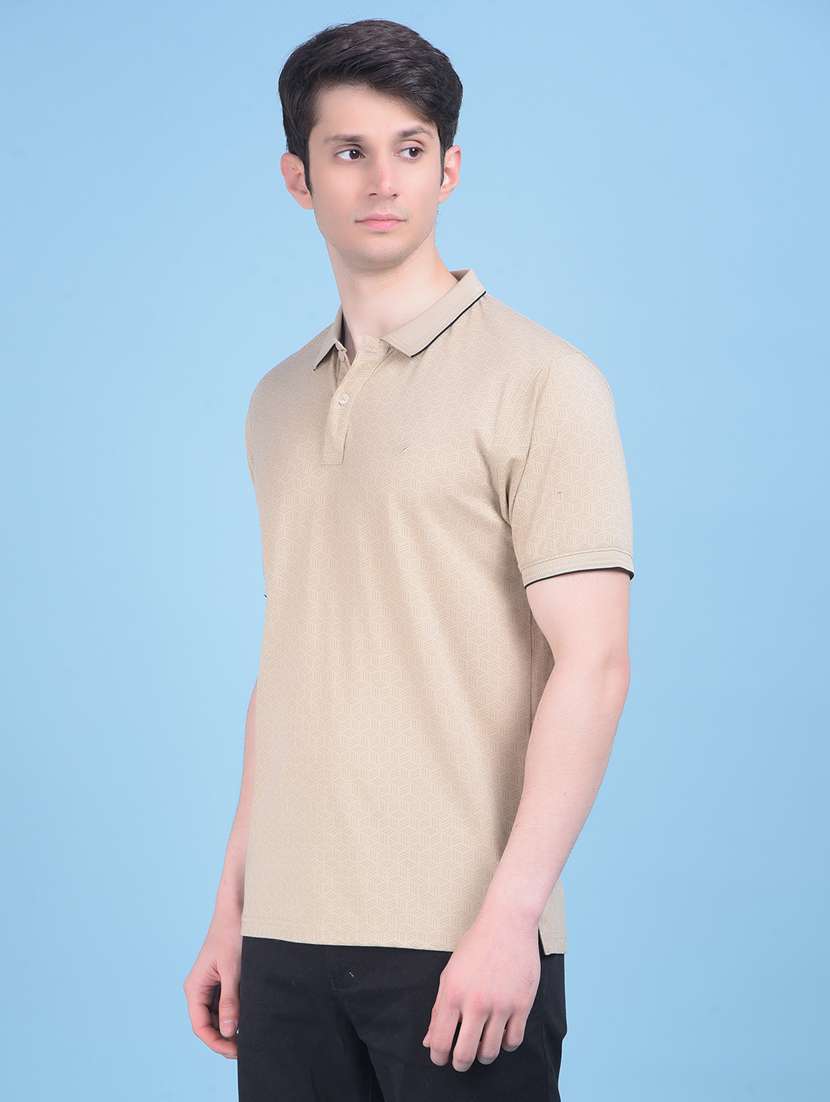 pink cotton all over print tshirt - 21021176 - Zoom Image - 0