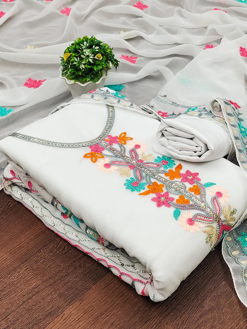 embroidered unstitched suit set - 21021861 - Zoom Image - 0