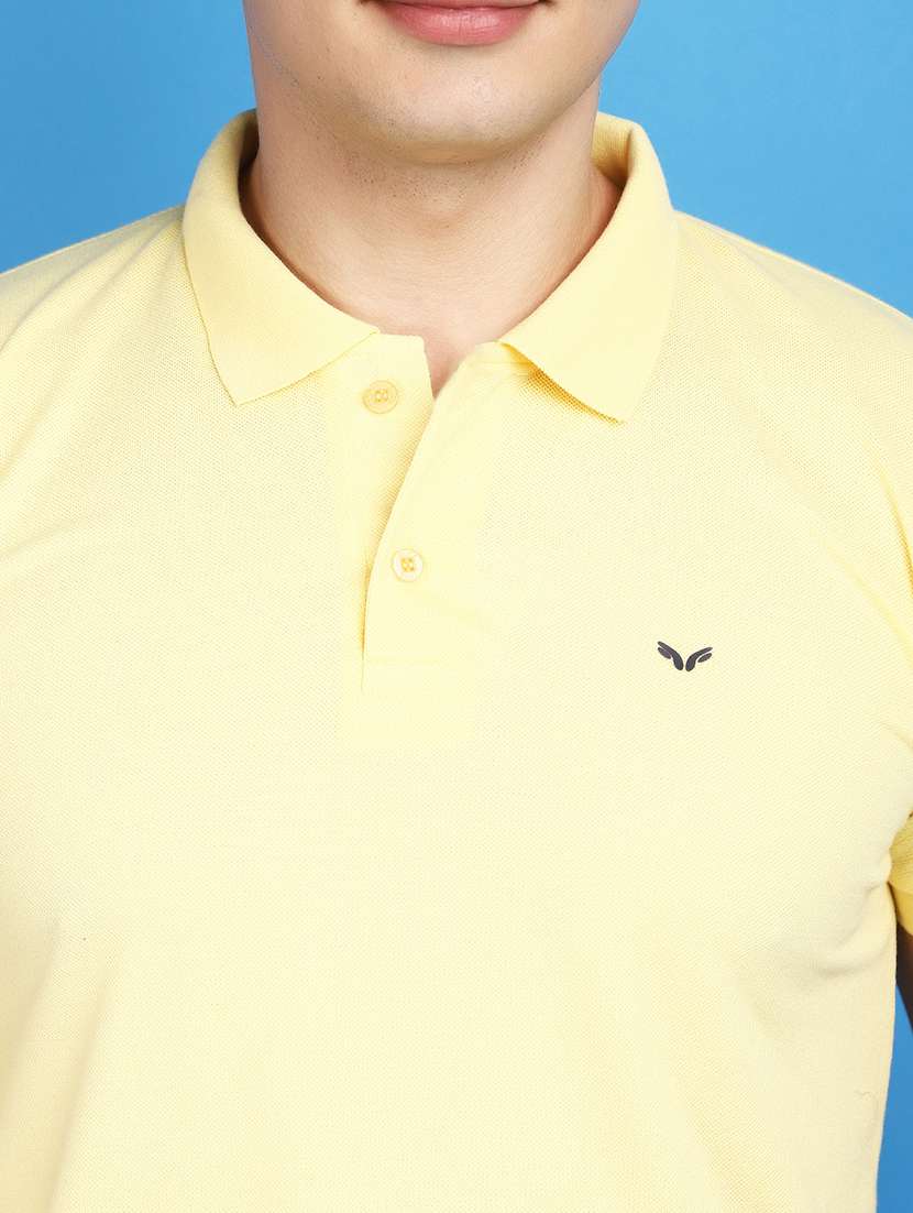 men solid polo t-shirt - 21022462 -  Standard Image - 4