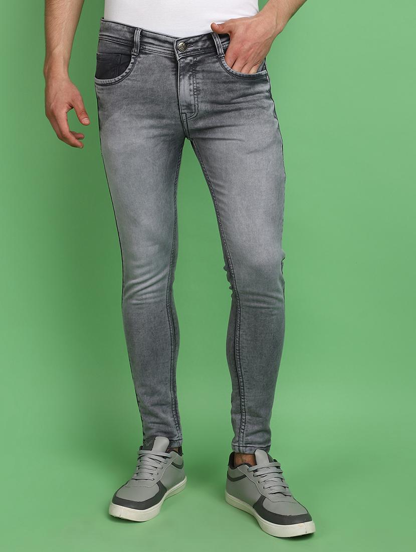 men mid rise plain jeans - 21022479 - Zoom Image - 0