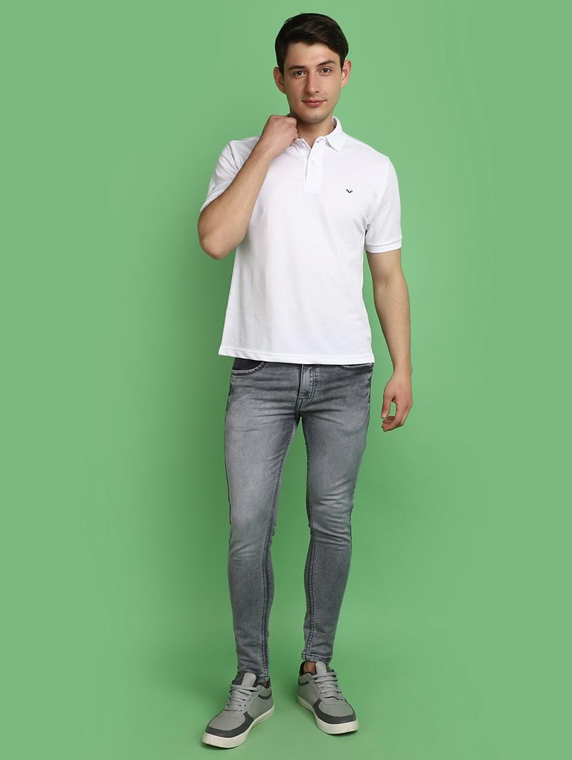 men mid rise plain jeans - 21022479 - Standard Image - 4