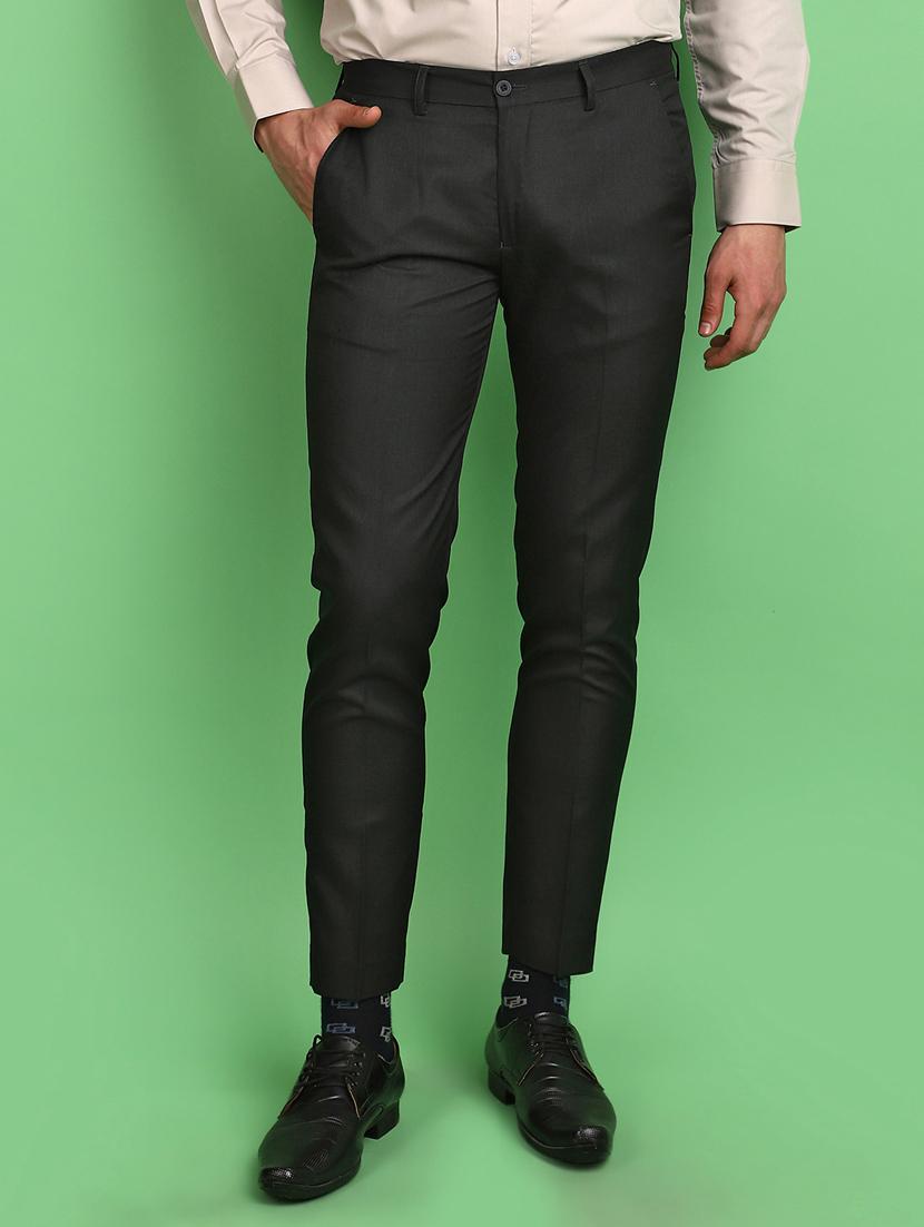 men solid slim fit formal trouser - 21022540 - Zoom Image - 0