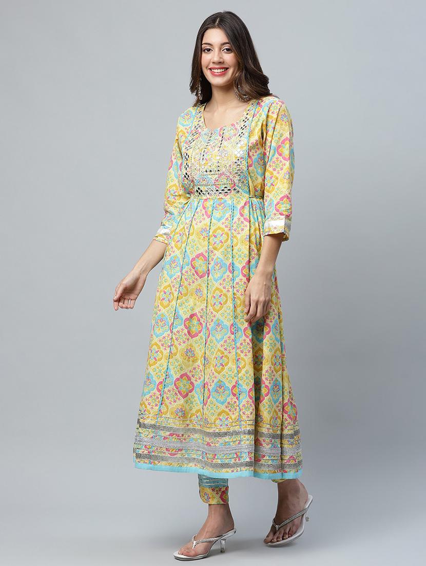 women multi color kurta pant set with dupatta - 21022569 - Standard Image - 1