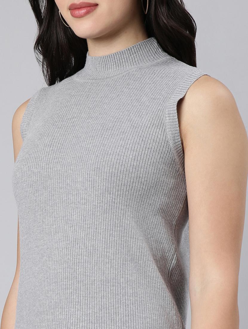women turtle neck a-line dress - 21023288 - Standard Image - 6