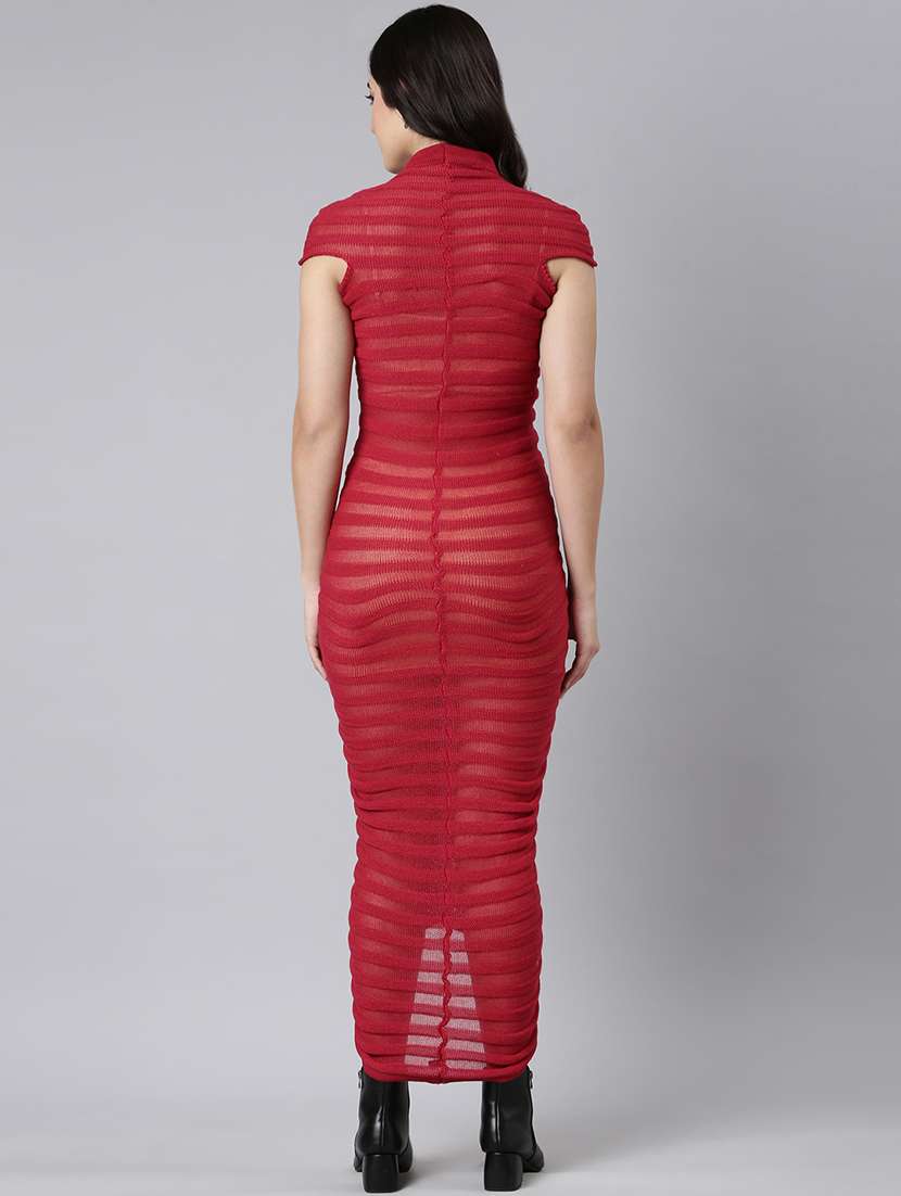 women self design bodycon dress - 21023292 -  Standard Image - 4