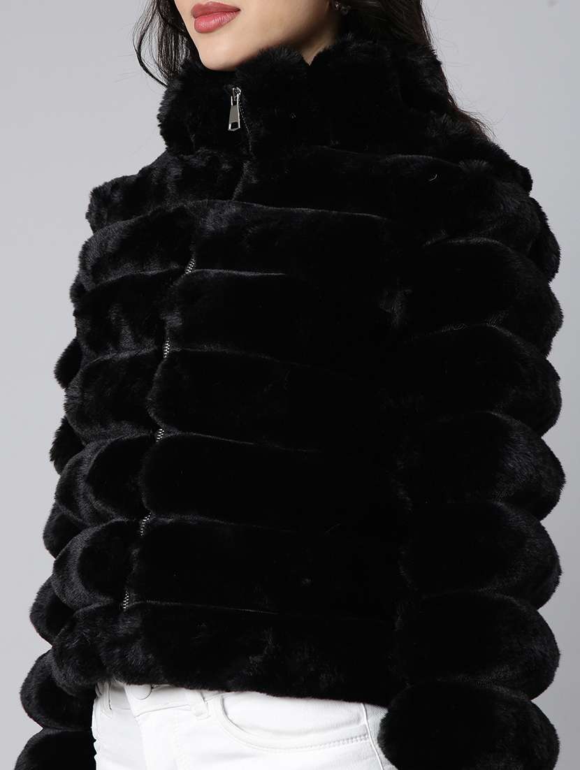 women long sleeved solid quilted jacket - 21023304 -  Standard Image - 6