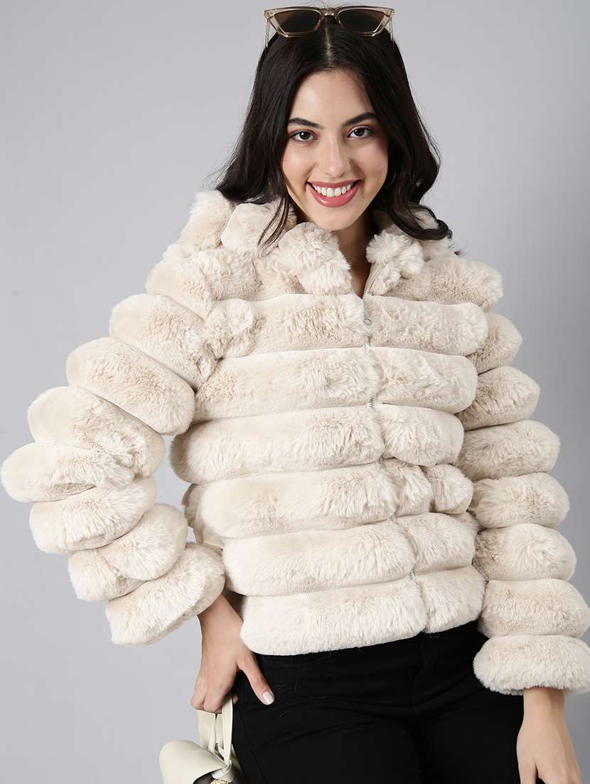 women long sleeved solid quilted jacket - 21023307 -  Standard Image - 1