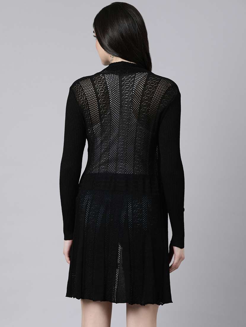 black acrylic shrug - 21023323 -  Standard Image - 4