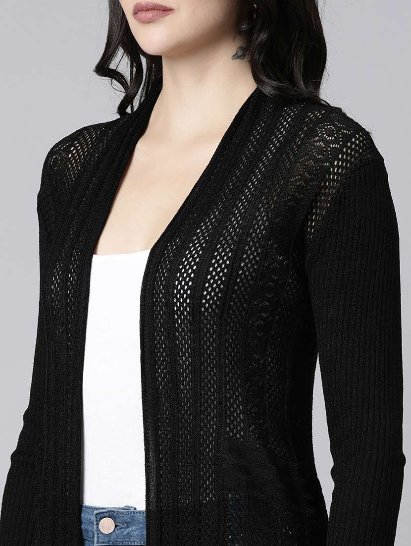 black acrylic shrug - 21023323 -  Standard Image - 6