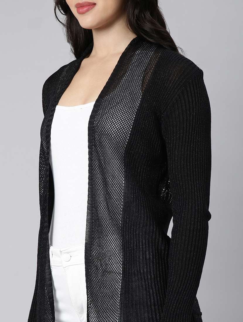 black acrylic regular shrug - 21023336 -  Standard Image - 6