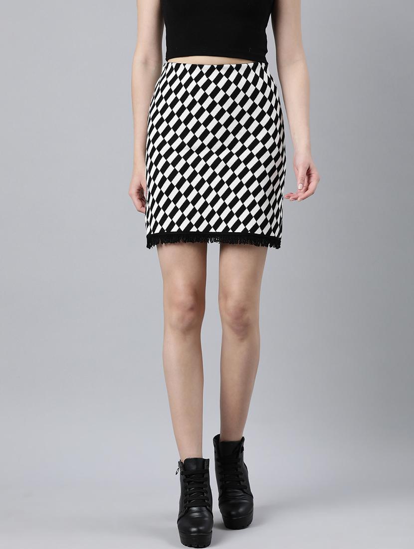 women mid-rise self-designed pencil skirt - 21023362 - Zoom Image - 0