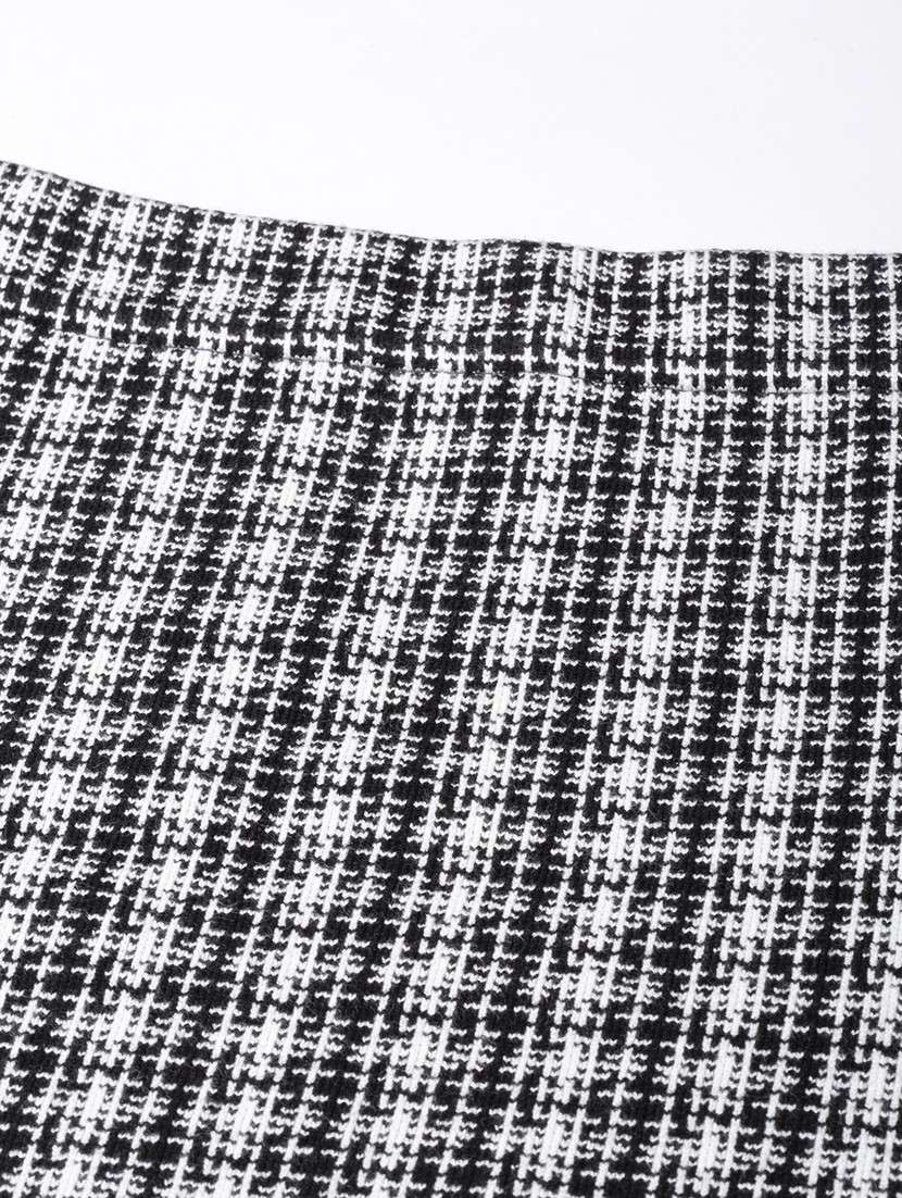 women mid-rise houndstooth pencil skirt - 21023425 - Standard Image - 6