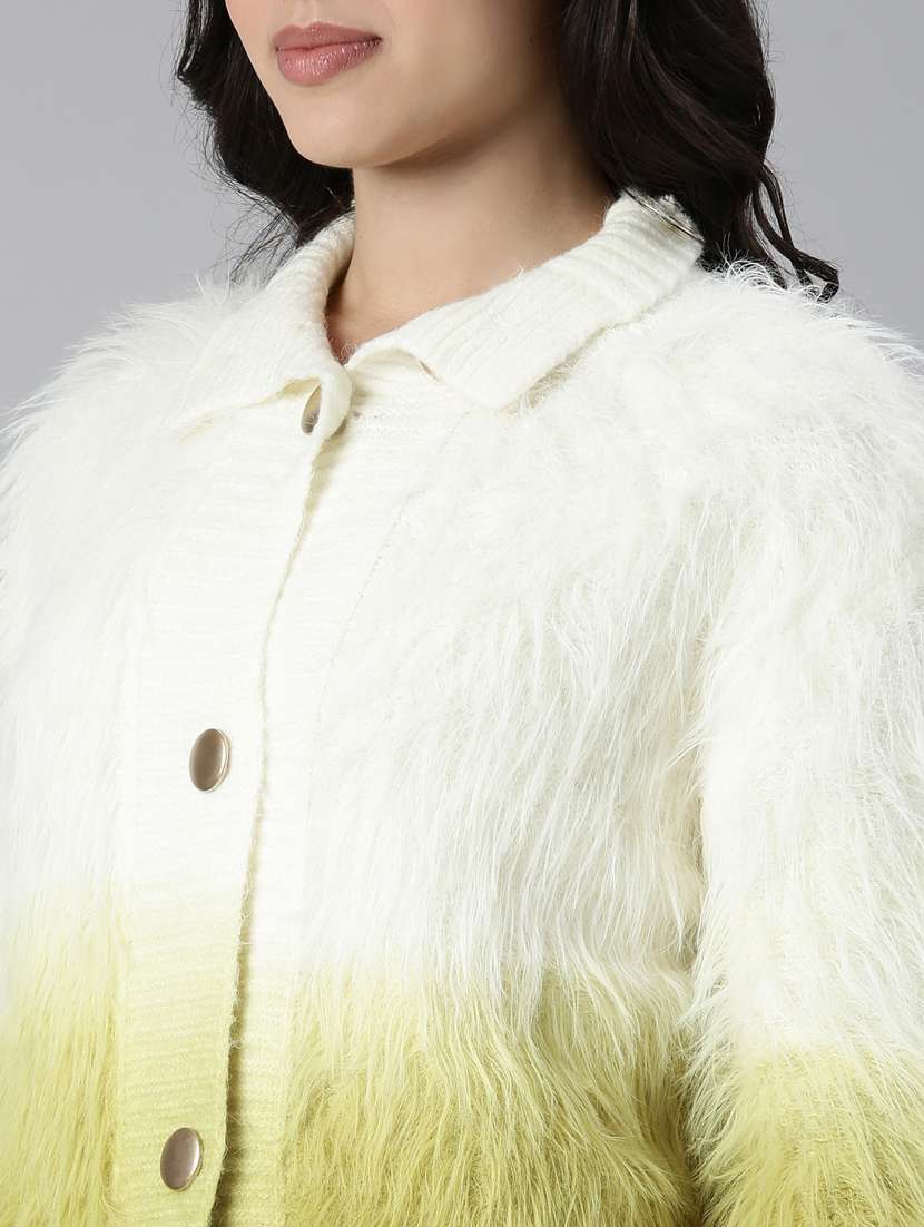 women ombre acrylic cardigan - 21023509 - Standard Image - 6