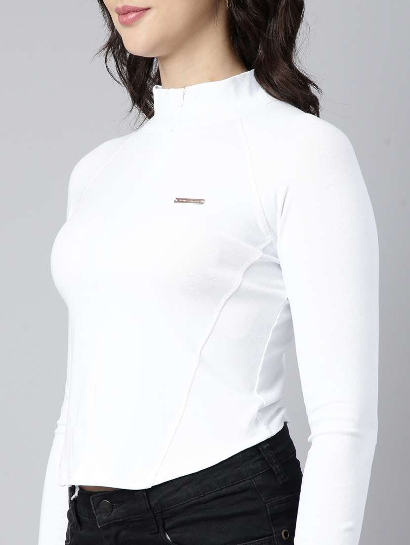women solid color regular top - 21023640 -  Standard Image - 6