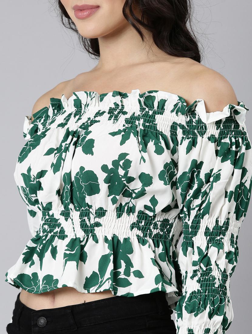 women floral printed peplum top - 21023646 - Standard Image - 6