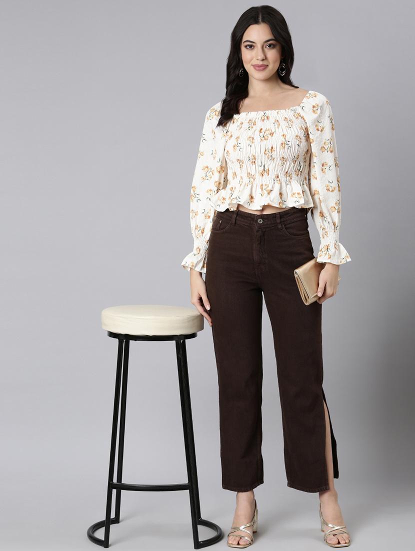 women floral printed peplum top - 21023648 - Standard Image - 4