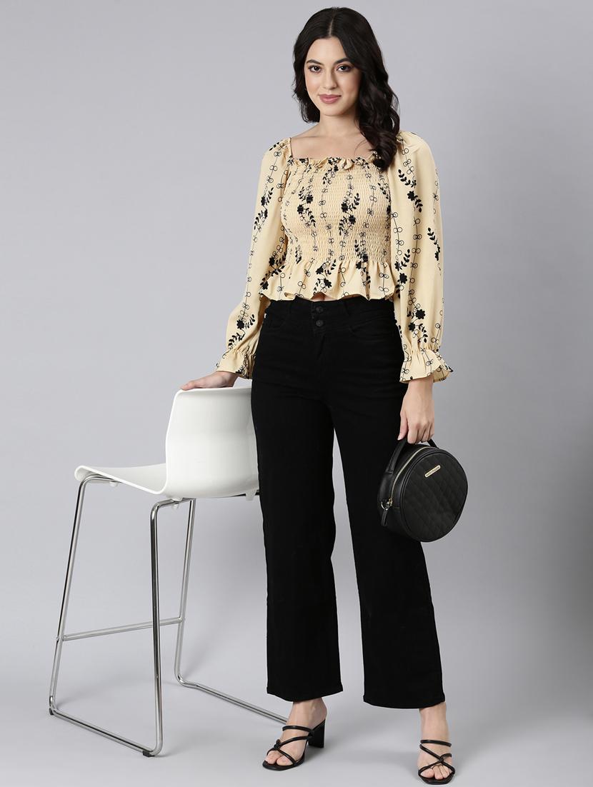 women floral printed peplum top - 21023652 - Standard Image - 4