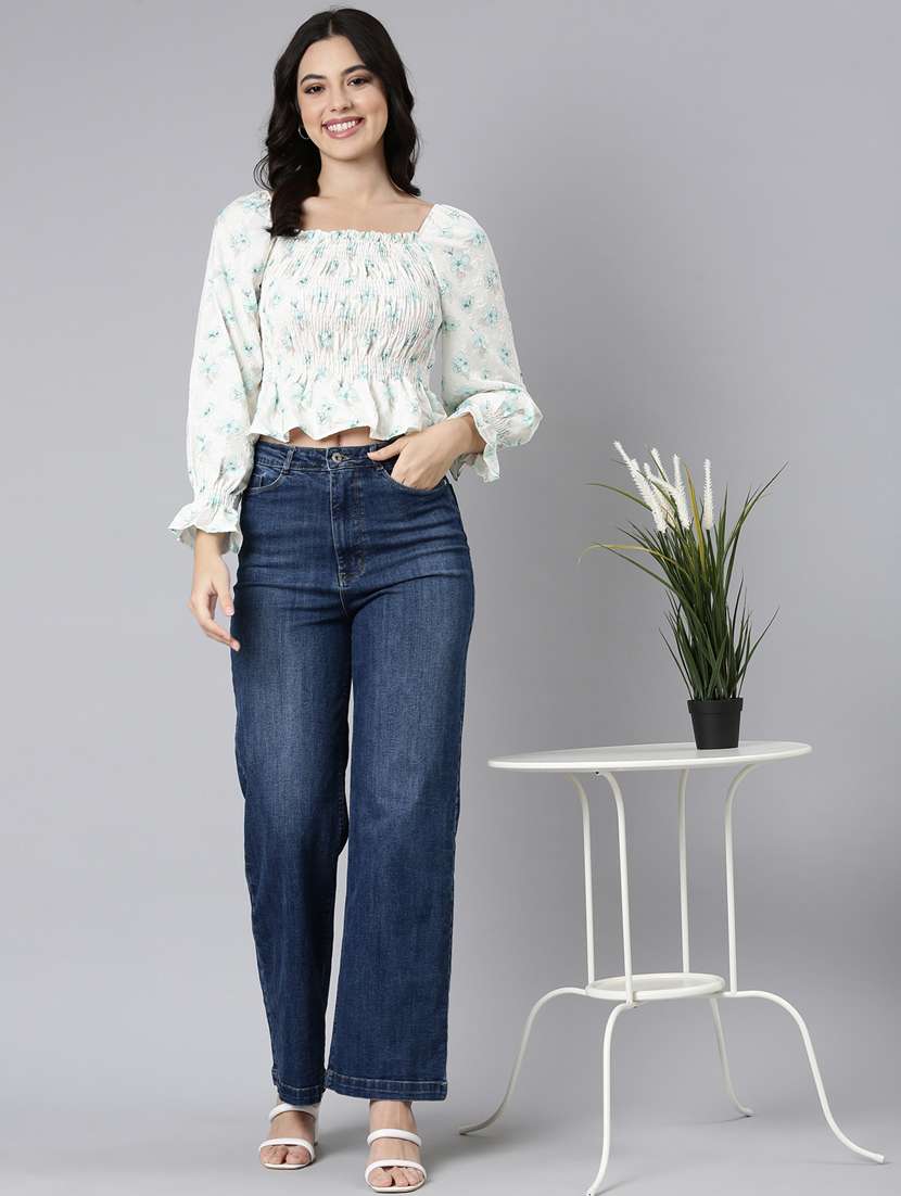 women floral printed peplum top - 21023655 -  Standard Image - 4