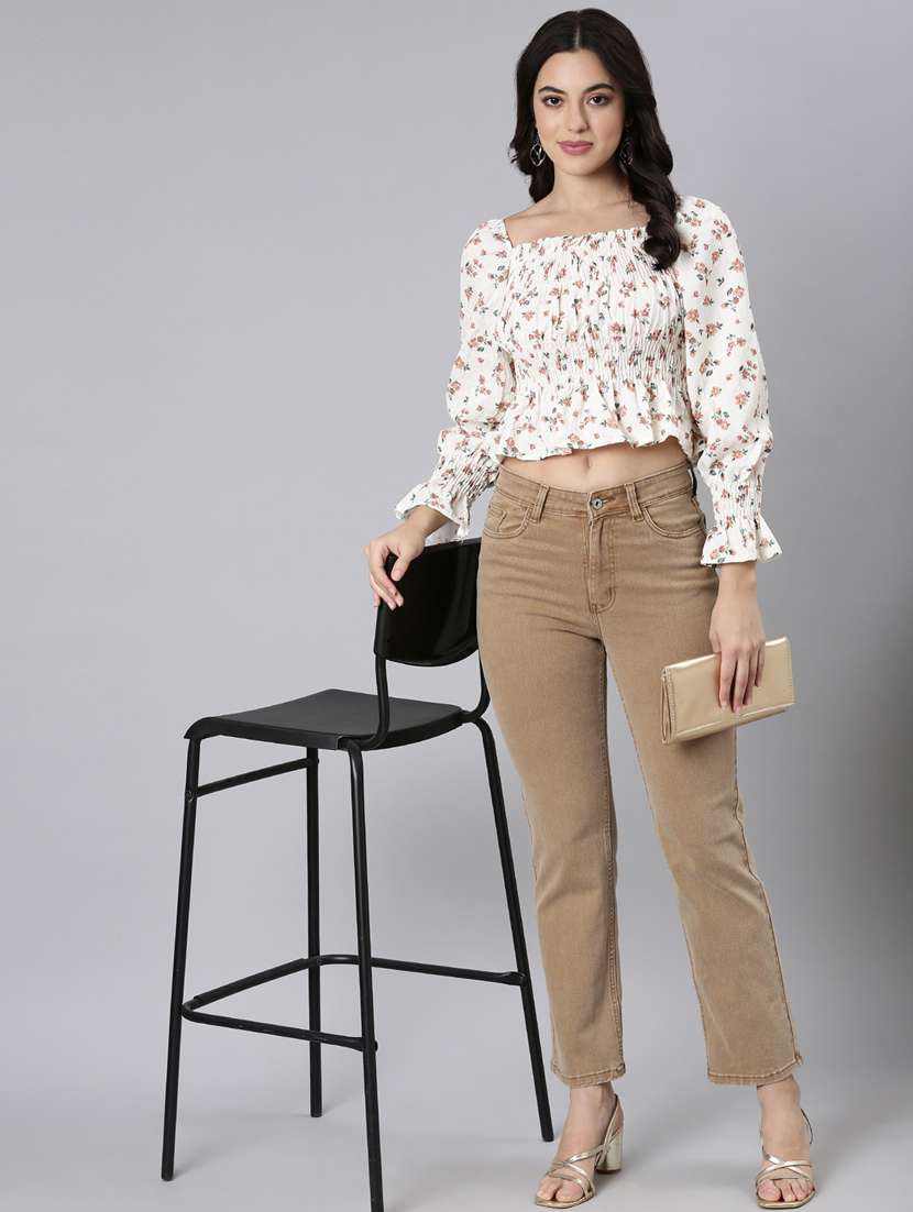 women floral printed peplum top - 21023656 - Standard Image - 4
