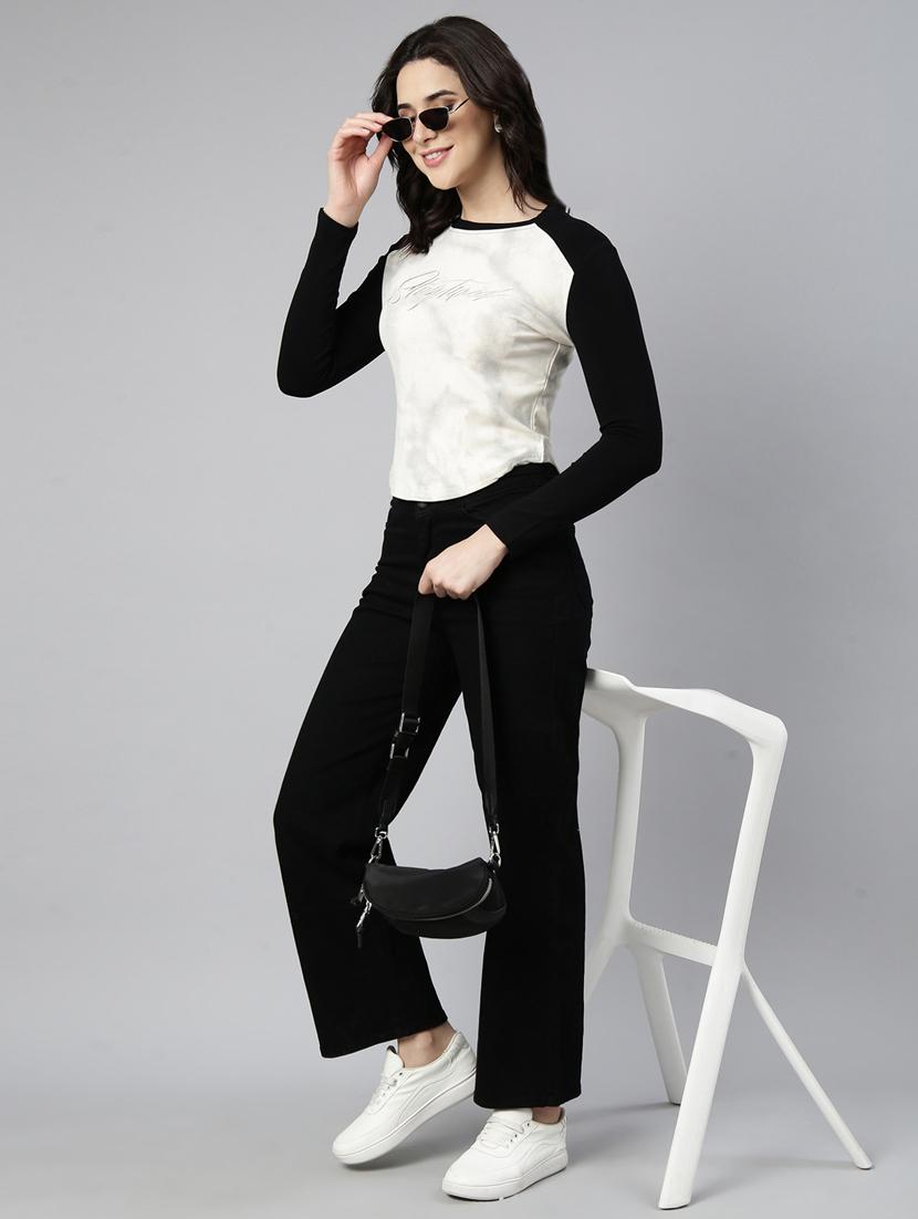 women color block regular top - 21023671 - Standard Image - 4