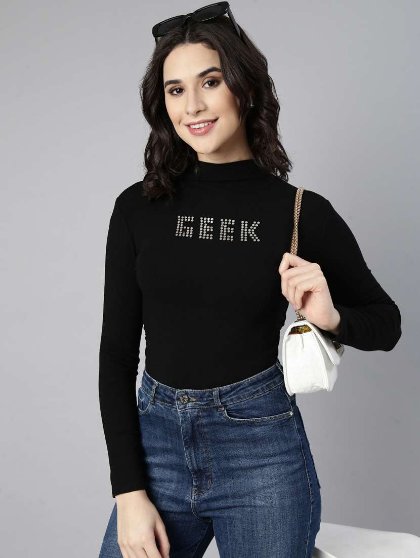 women solid color regular top - 21023678 -  Standard Image - 1