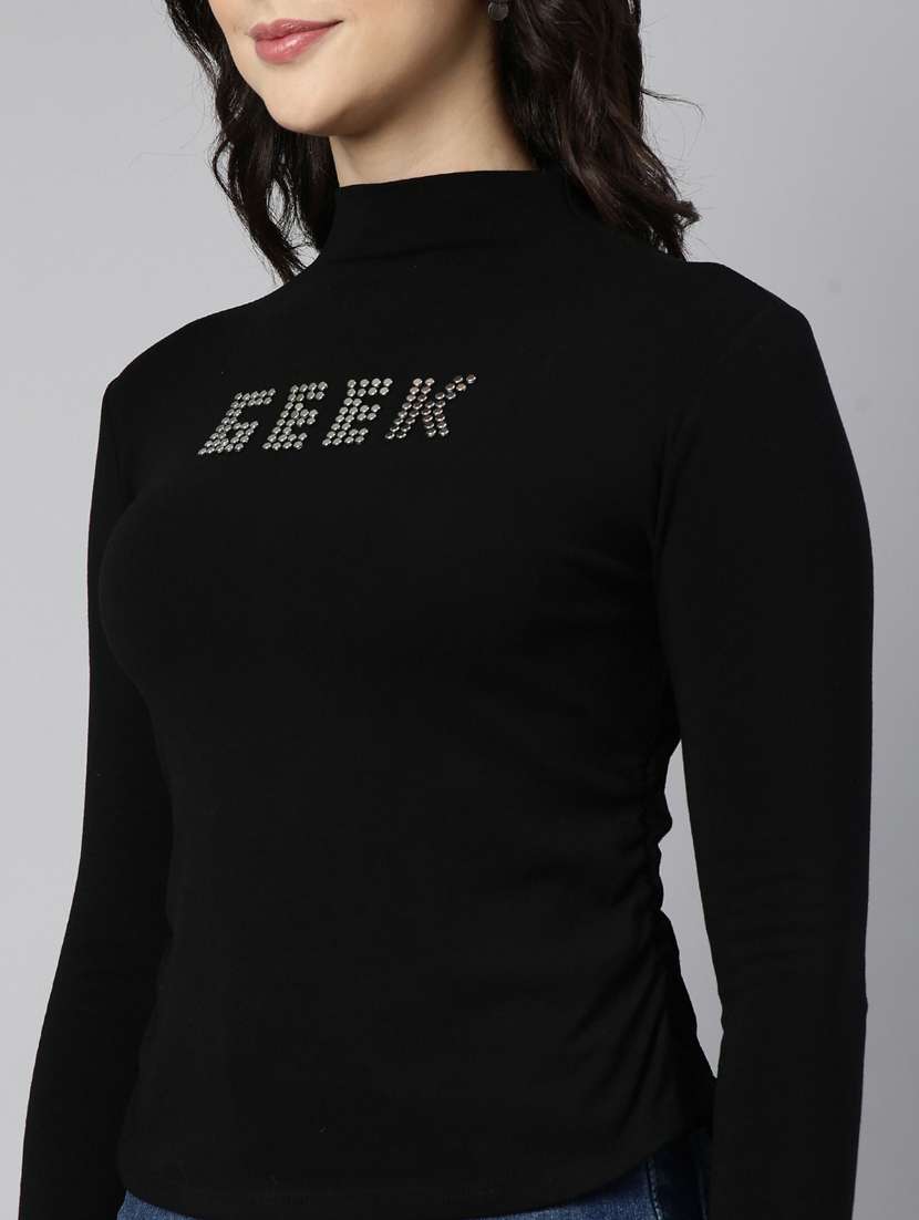 women solid color regular top - 21023678 -  Standard Image - 6