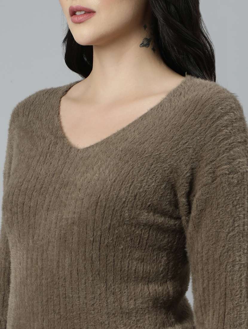 women solid color regular top - 21023710 - Standard Image - 6