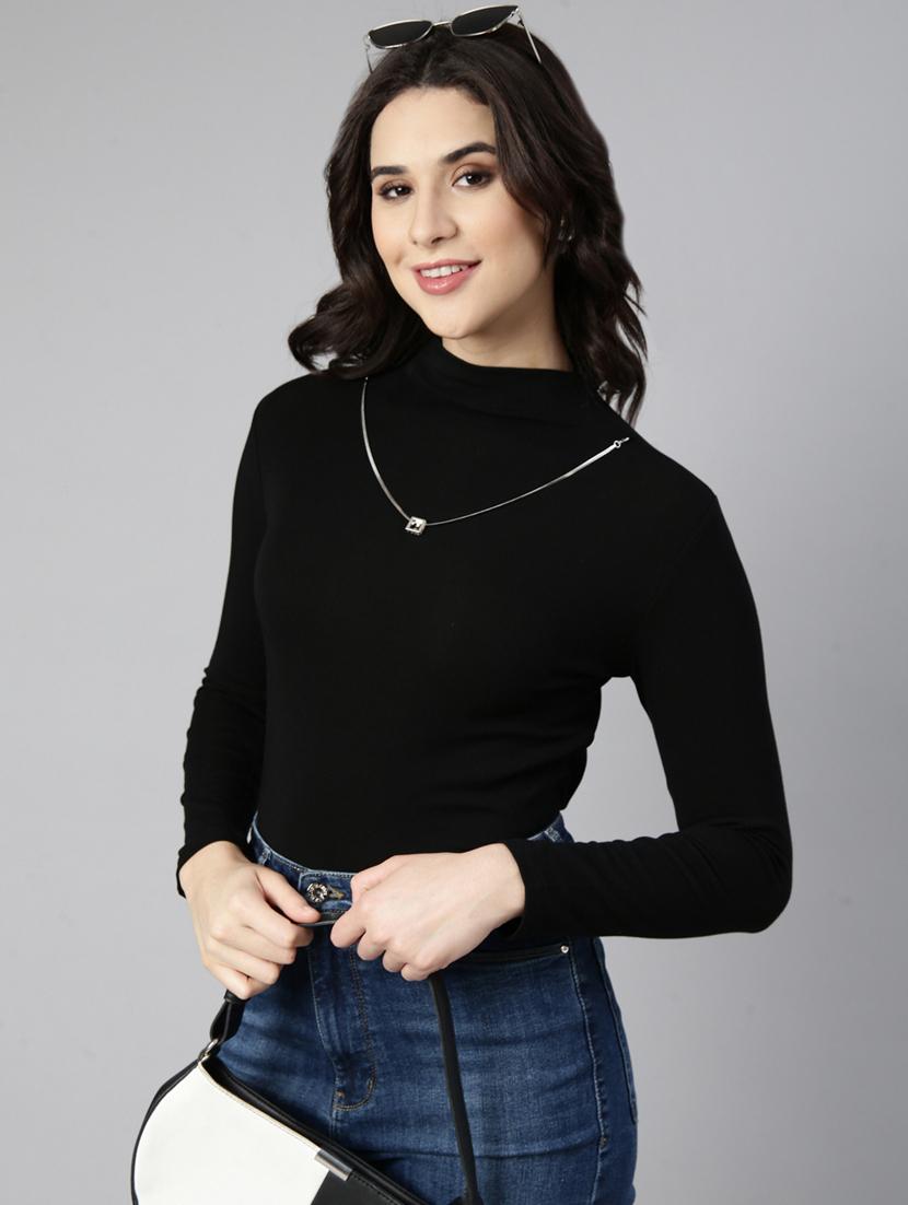 women solid color regular top - 21023726 -  Standard Image - 1