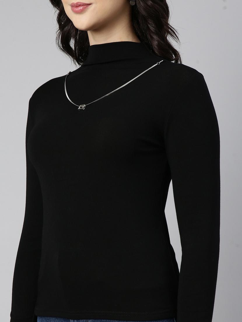 women solid color regular top - 21023726 - Standard Image - 6