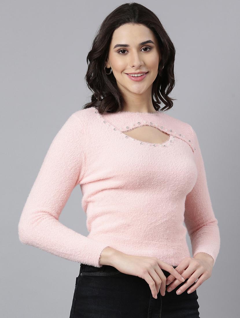 peach acrylic regular top - 21023748 -  Standard Image - 1