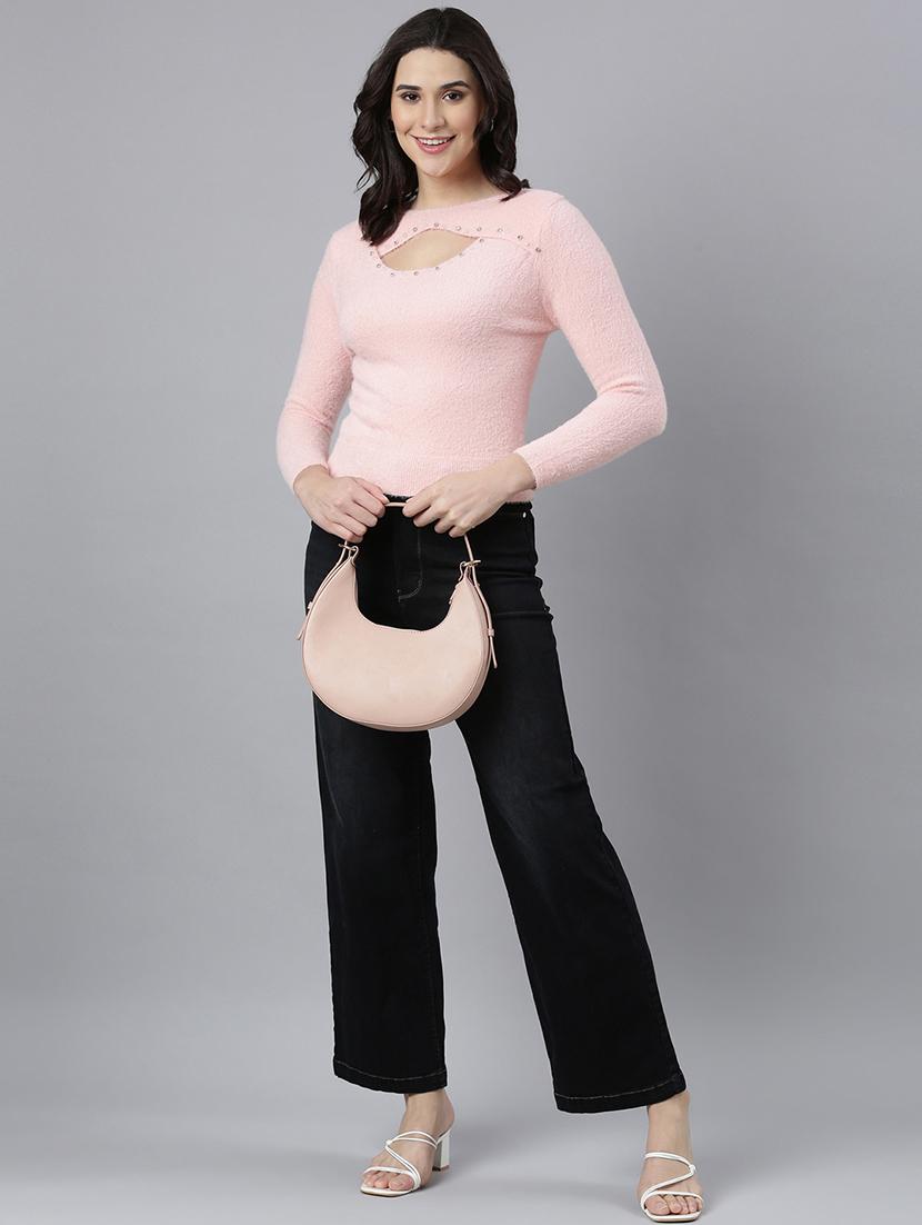 peach acrylic regular top - 21023748 - Standard Image - 4