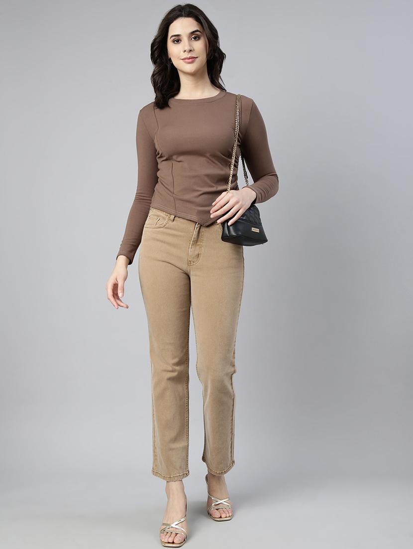brown acrylic regular top - 21023764 - Standard Image - 4