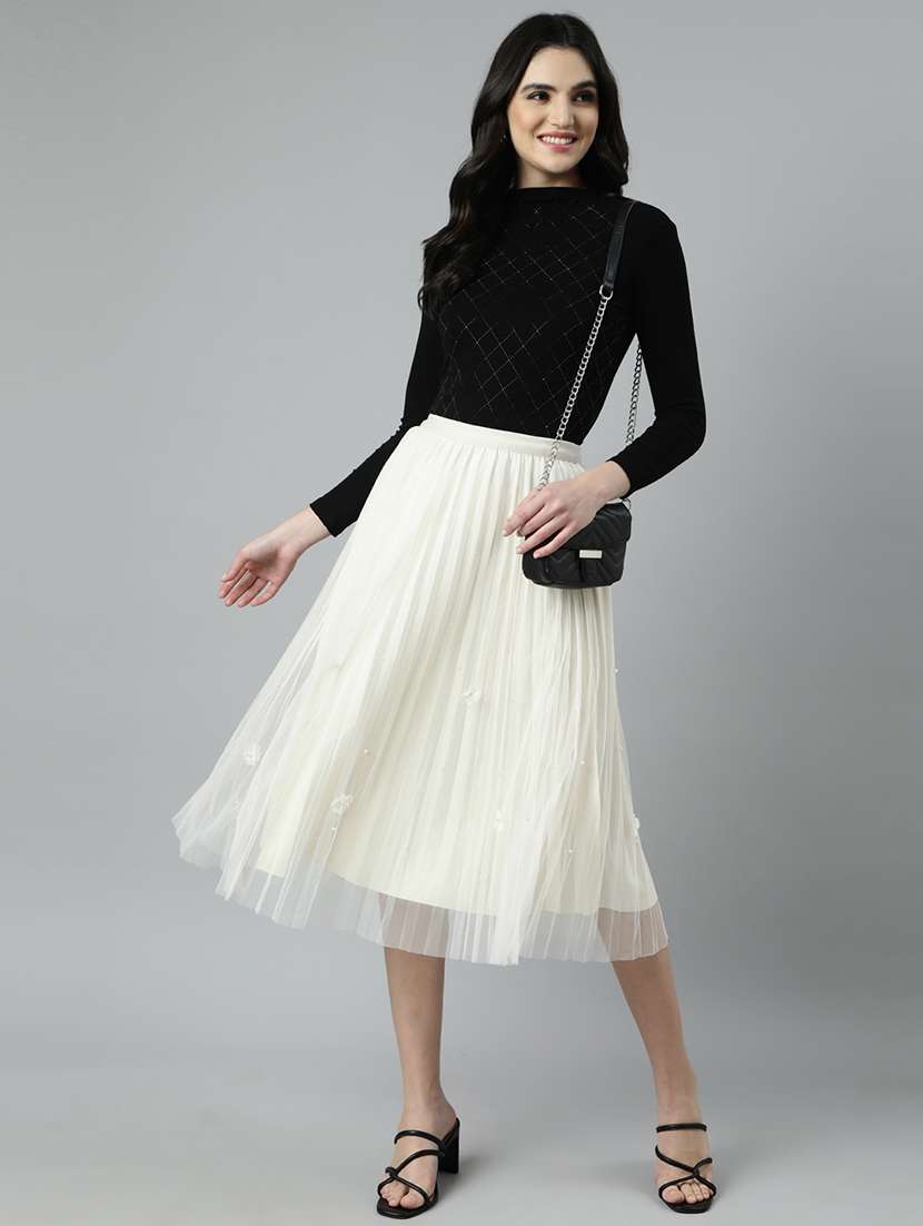 women black embellished long sleeves top - 21023825 -  Standard Image - 4