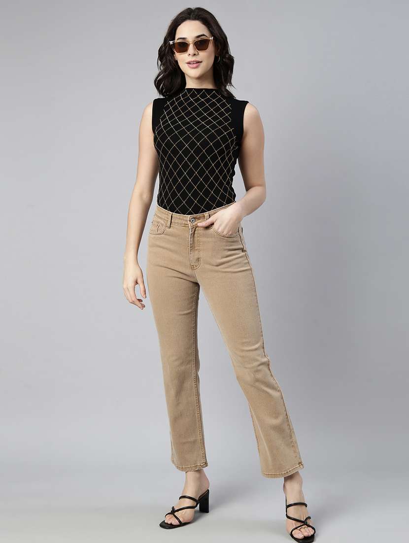 women black embellished sleeveless top - 21023828 -  Standard Image - 4