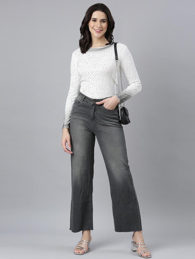 women white embellished long sleeves top - 21023834 - Standard Image - 4