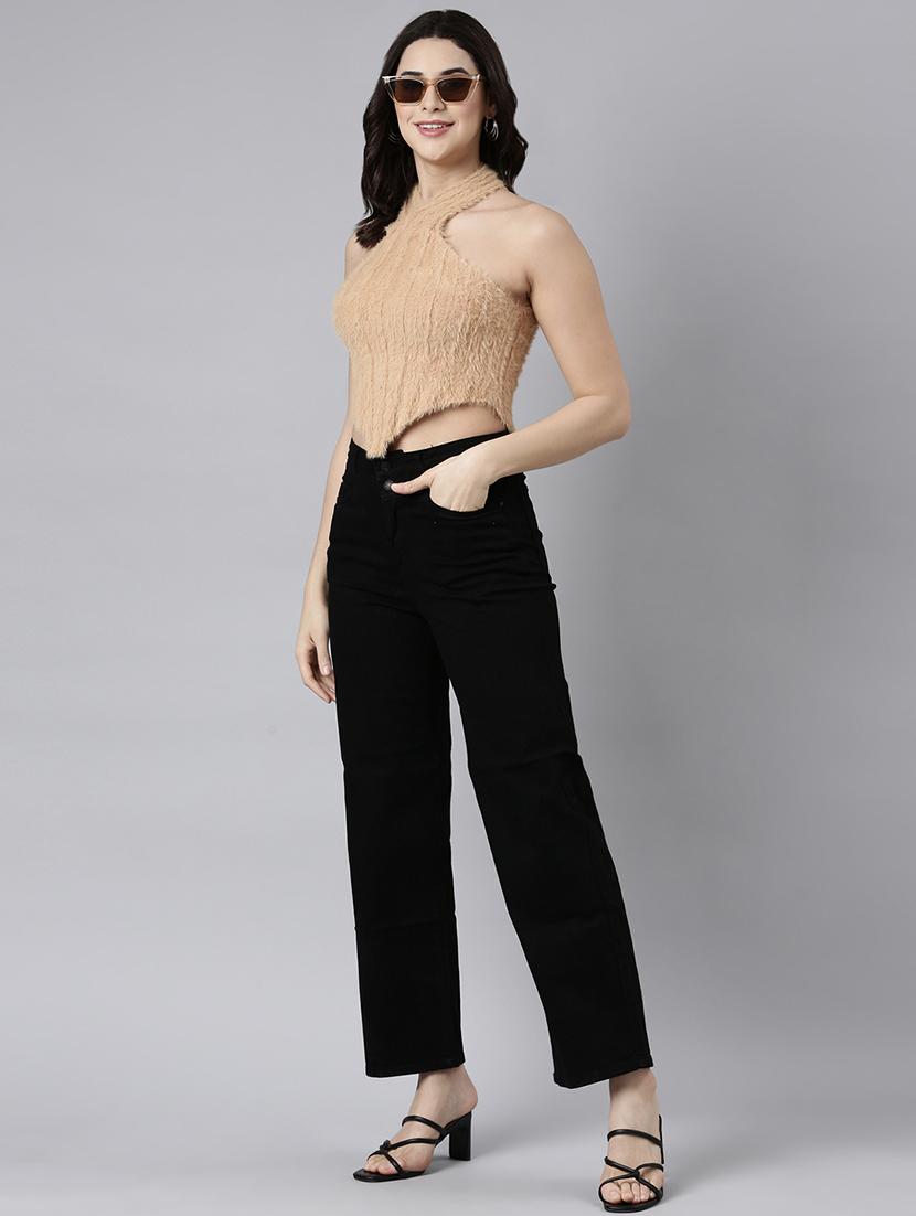 mustard acrylic crop top - 21023852 - Standard Image - 4