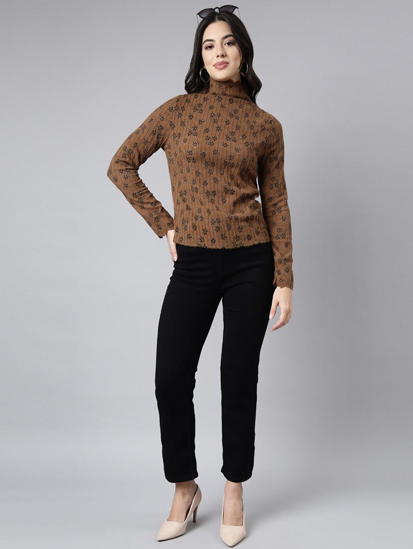 brown acrylic regular top - 21023865 - Standard Image - 4