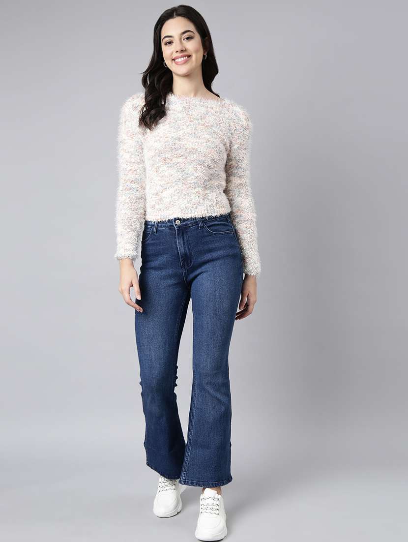 women multi color self design long sleeves top - 21023876 -  Standard Image - 4