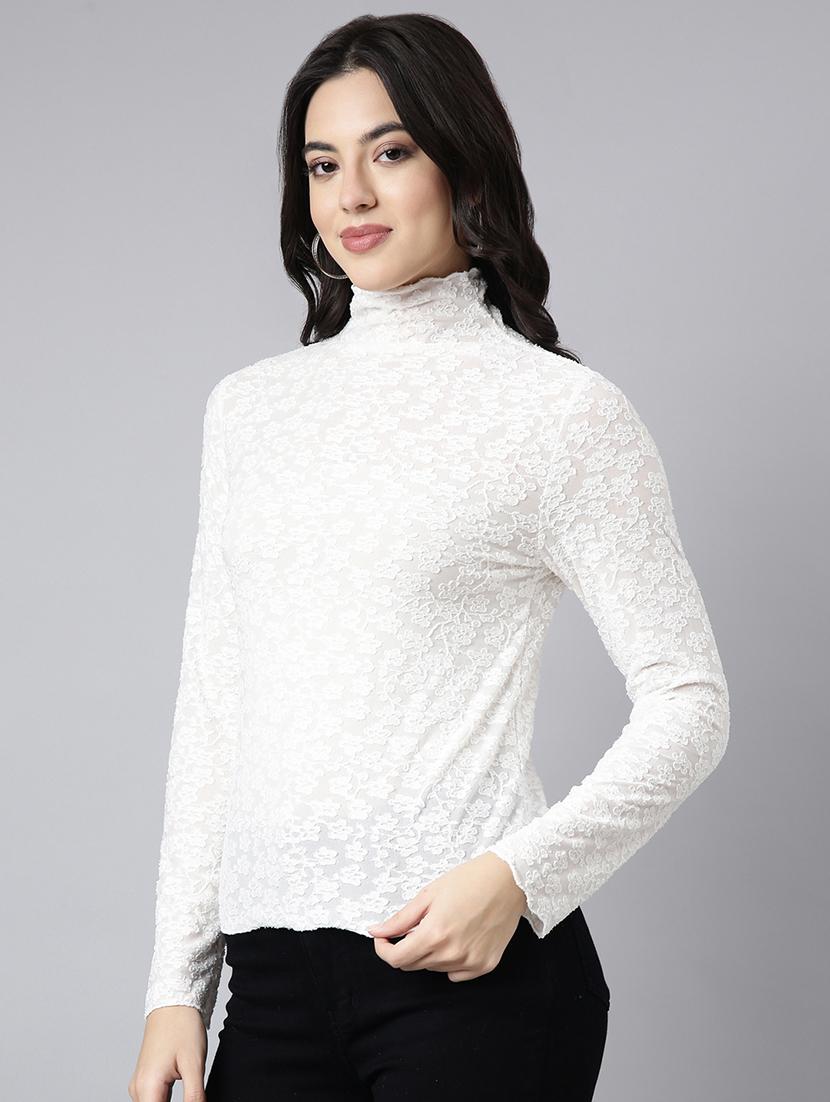off white regular top - 21023879 - Standard Image - 1