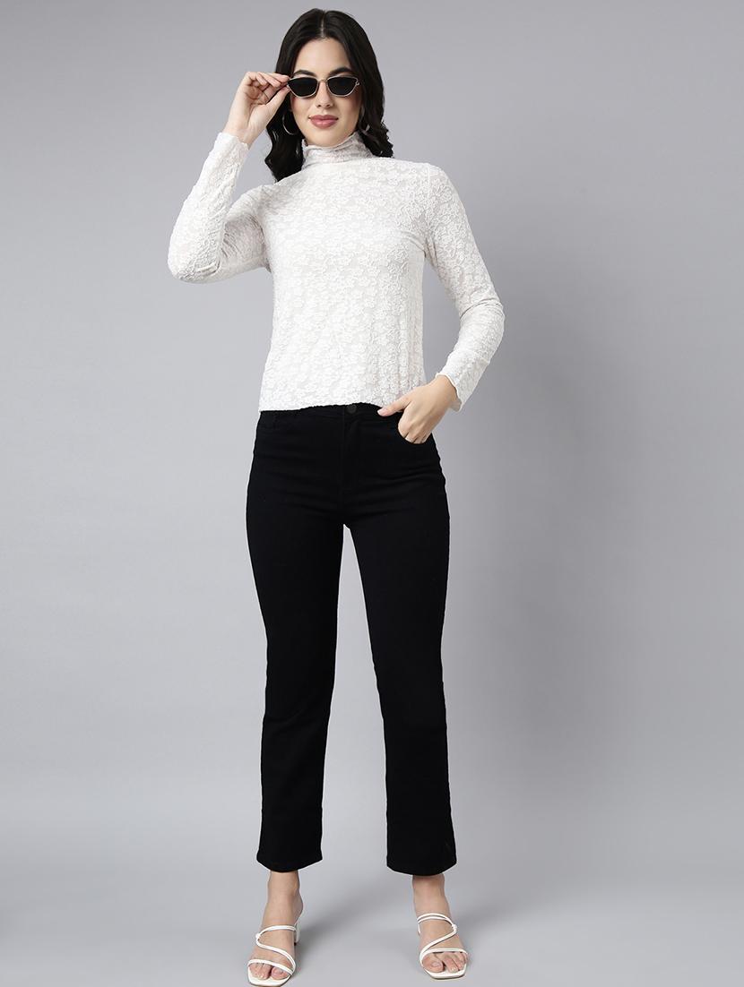 off white regular top - 21023879 - Standard Image - 4