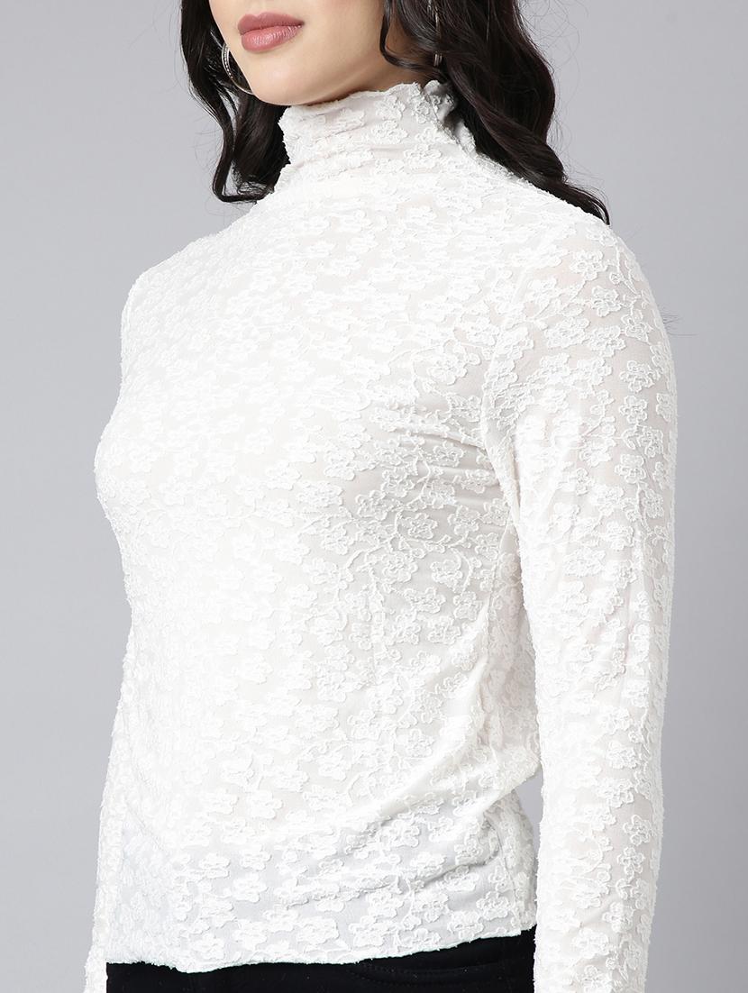 off white regular top - 21023879 - Standard Image - 6