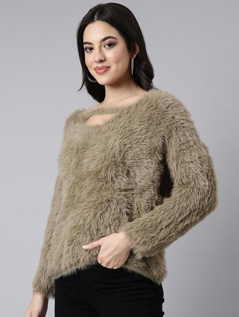 women green solids long sleeves top - 21023880 -  Standard Image - 1