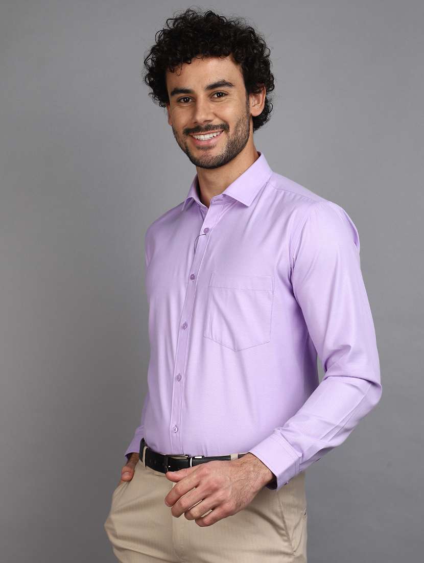 men collared long sleeve formal shirt - 21023961 -  Standard Image - 1