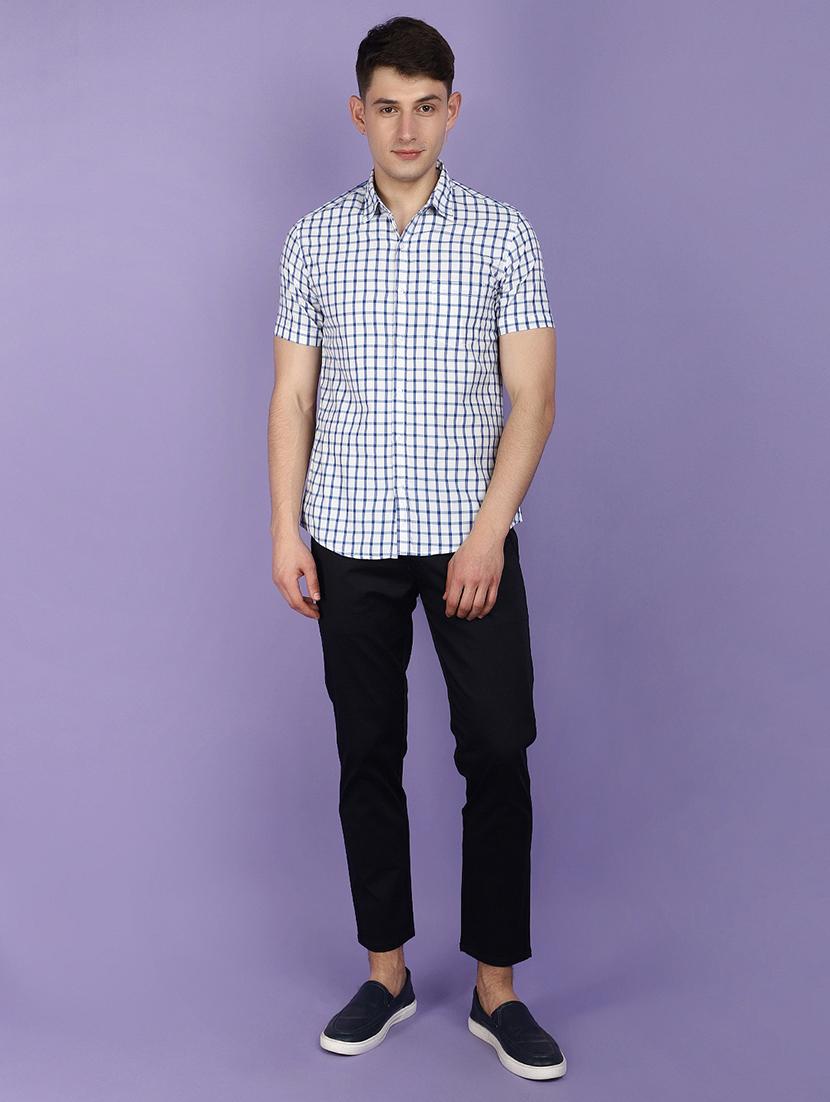 check printed casual shirt - 21023977 - Standard Image - 4