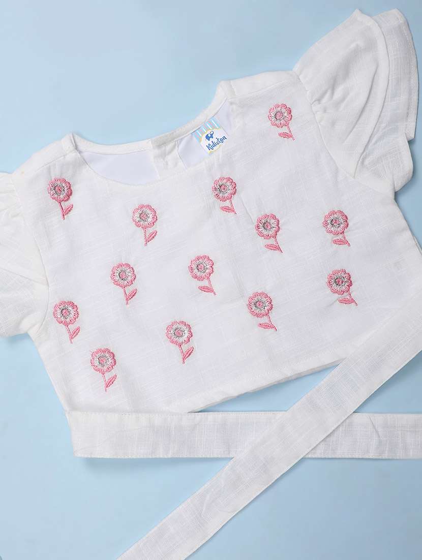 girls printed skirt top set - 21024449 -  Standard Image - 4