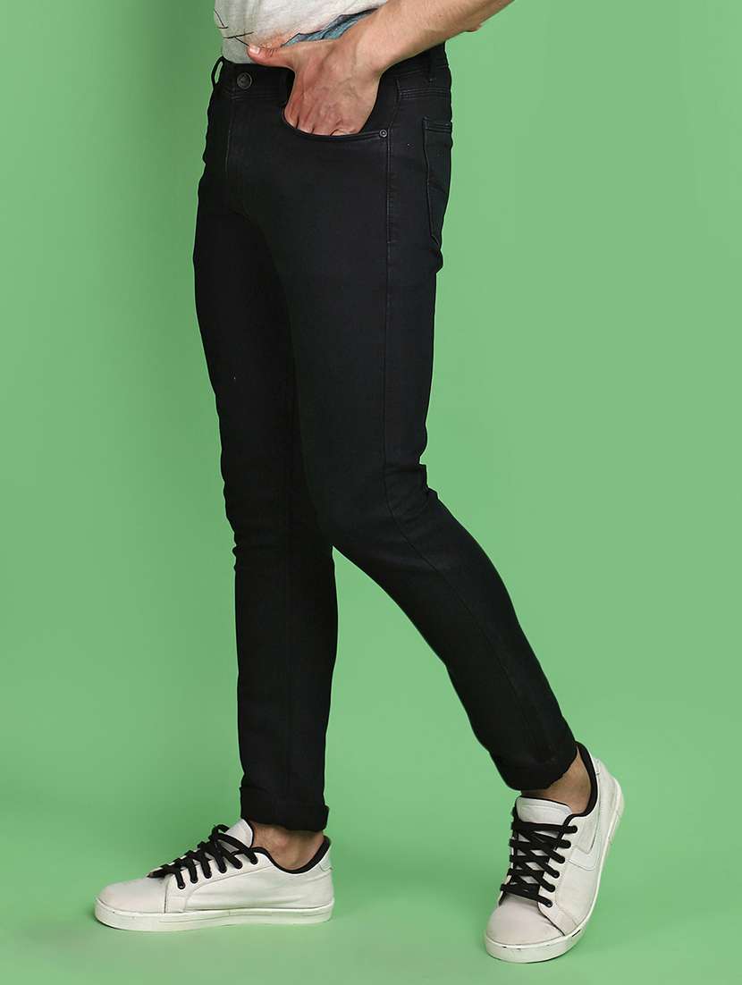 men mid rise plain jeans - 21024465 -  Standard Image - 1