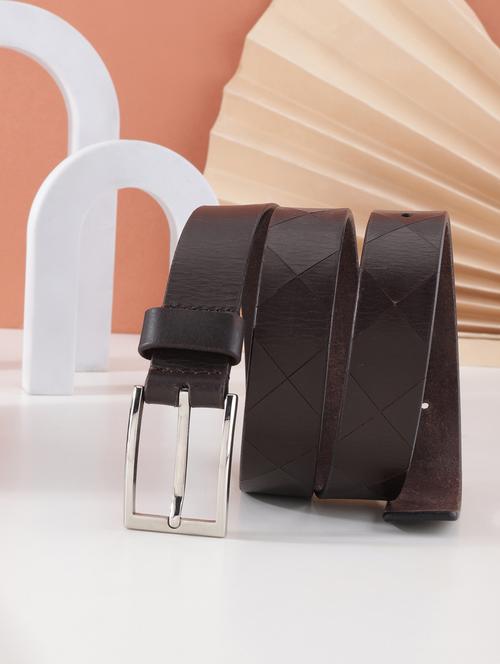 brown leather belt for women - 21027037 - Standard Image - 0