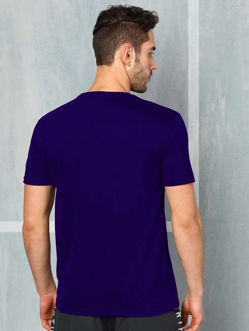 men round neck front print t-shirt - 21030250 - Standard Image - 1